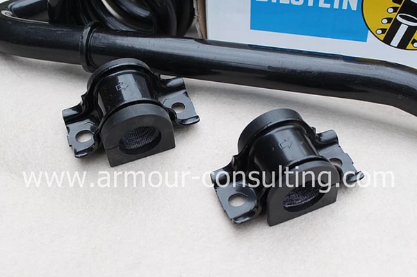 Chassis components for B6 & B7 armoured vehicles Heavy Duty Polyurethane bushing with mounting bracket.